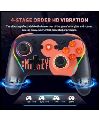 Wireless Switch 2 Controller for Nintendo Switch/Lite/OLED, with Programmable Back Buttons, 6-Axis Gyro, Turbo Function & Wake