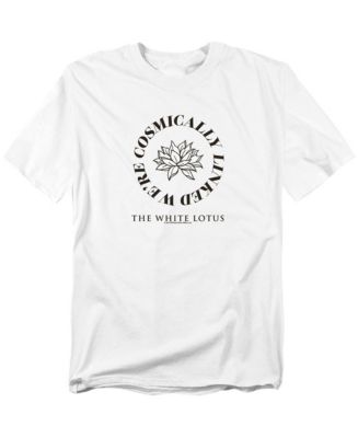 The White Lotus Men's White Lotus Cosmic Logo T-Shirt - Macy's
