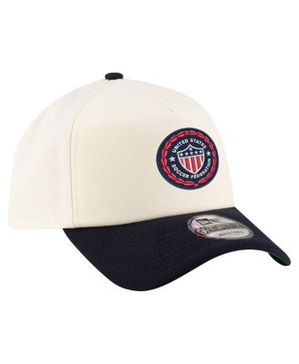 Men's Cream USMNT 1986 Retro Foam 9FORTY Adjustable Hat