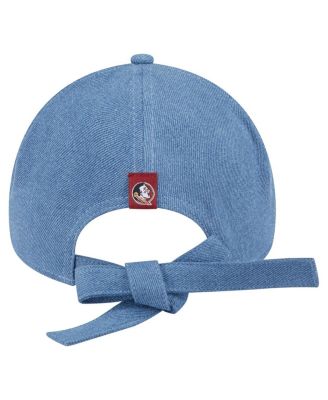 Women's Denim Florida State Seminoles A-Frame 9FORTY Adjustable Hat