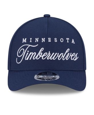 Men's Navy Minnesota Timberwolves 2025 NBA Draft M-Crown A-Frame 9FORTY Adjustable Hat