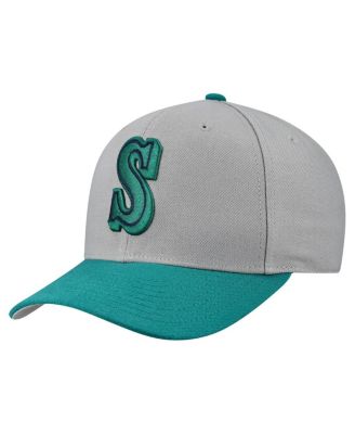 Mitchell & Ness - Men's and Women's&nbsp;Gray Seattle Mariners Basic Coop Pro Adjustable Hat