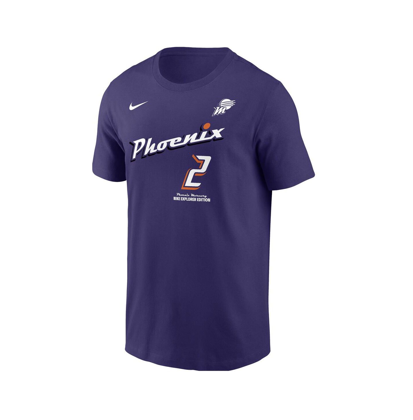 Мужская футболка Nike Kahleah Copper Purple Phoenix Mercury Explorer Edition Name & Number — фото 3