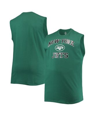 Profile - Men's Green New York Jets Big Tall Muscle Tank Top