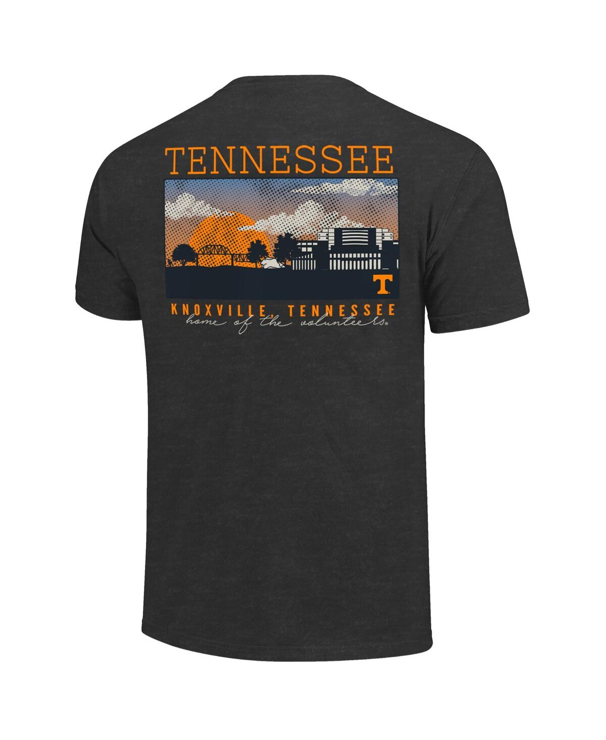 Image One Men's Heather Charcoal Tennessee Volunteers Big Tall Campus Scene Core T-shirt In Gray