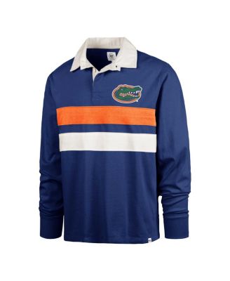 Men's Royal Florida Gators Clubhouse Knox Thames Long Sleeve Rugby Polo Shirt