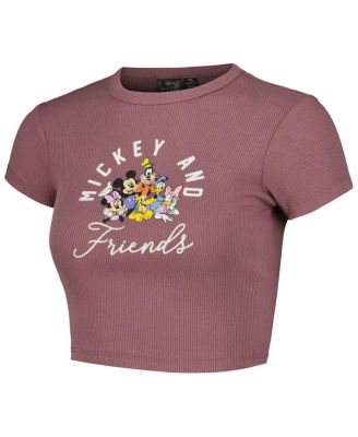 Women's Maroon Mickey Friends T-Shirt