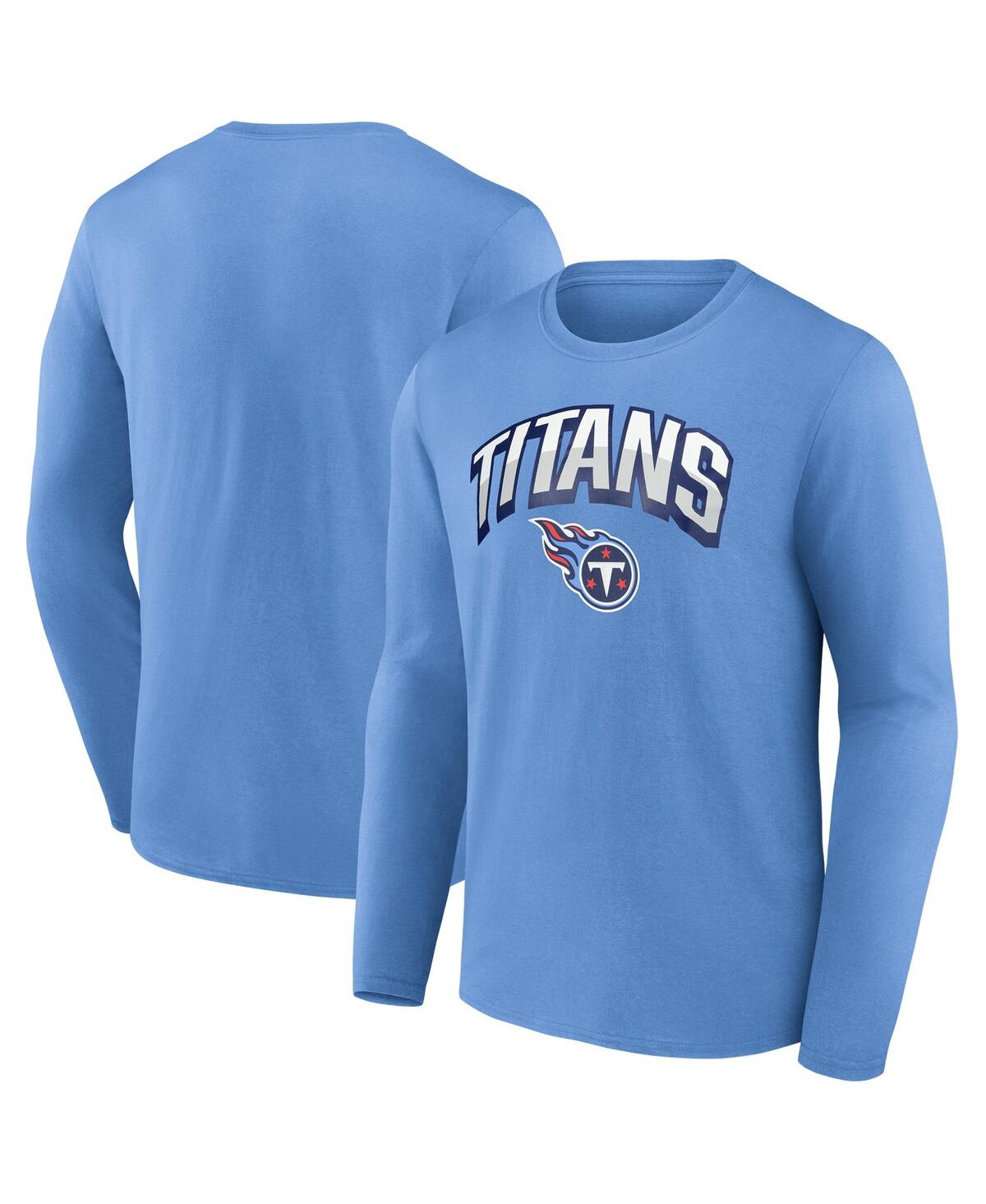 Men's Light Blue Tennessee Titans Long Sleeve T-Shirt - Light Blue