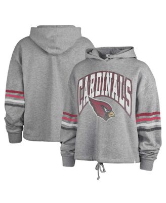 '47 Brand - Women's ' Heather Gray Arizona Cardinals Upland Bennett Pullover Hoodie