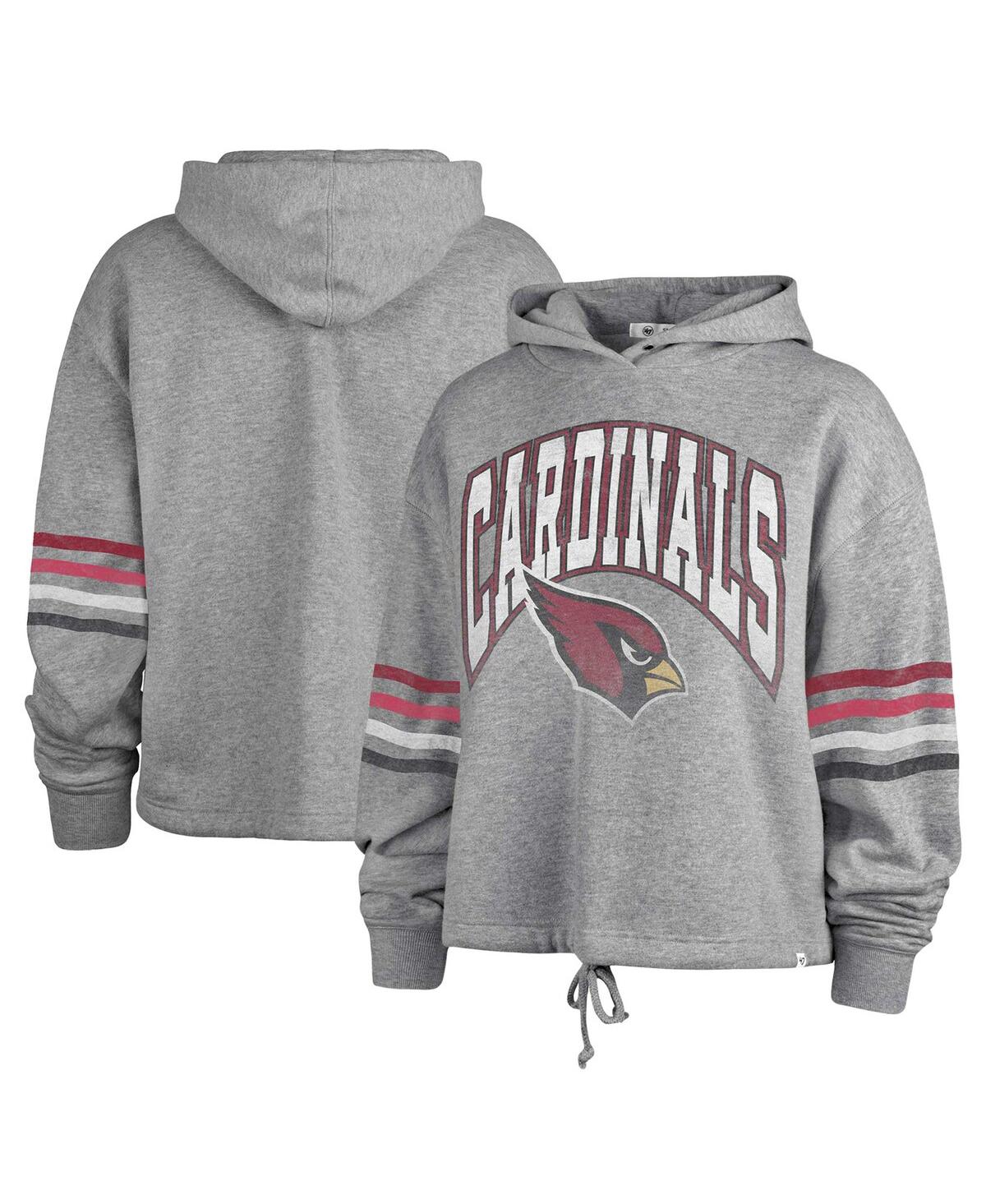 Women's Heather Gray Arizona Cardinals Upland Bennett Pullover Hoodie - Heather Gray
