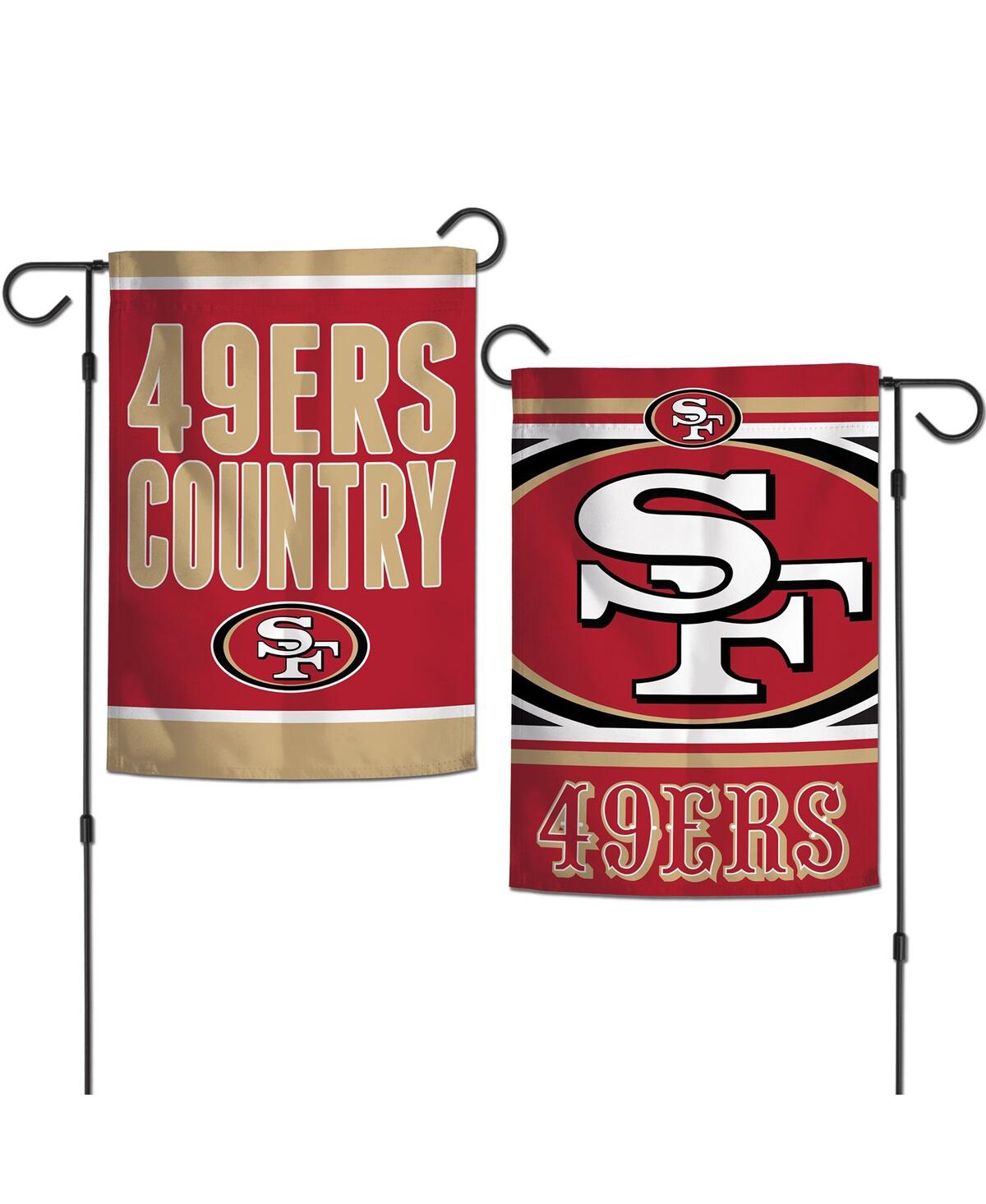 Wincraft San Francisco 49ers Double-sided 12'' X 18'' Team Slogan Garden Flag In Transparent
