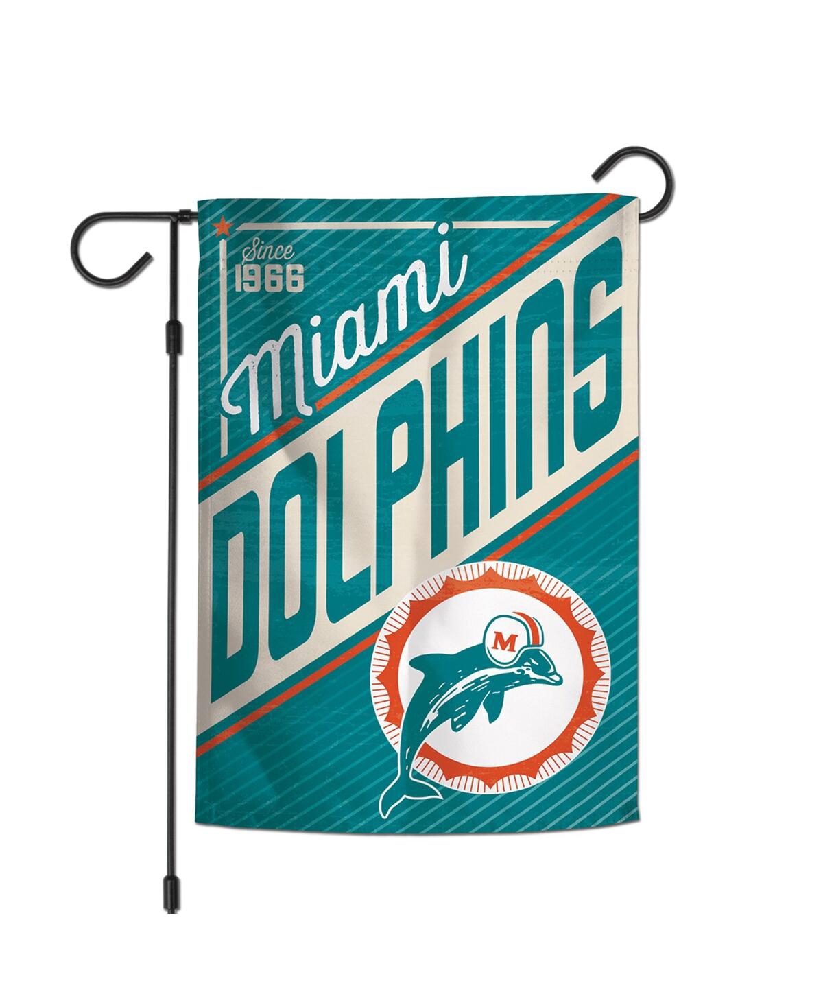 Miami Dolphins 2-Sided 12'' x 18'' Team Garden Flag
