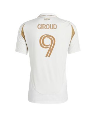 Men's Olivier Giroud White LAFC 2025 Secondary Replica Player Jersey