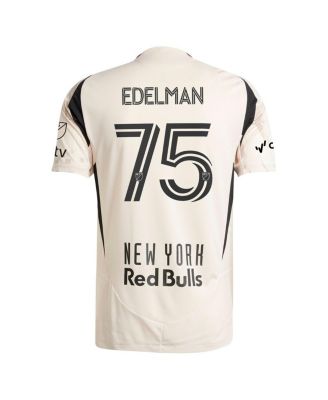 Men's Daniel Edelman Tan New York Red Bulls 2025 Stone Kit Authentic Player Jersey