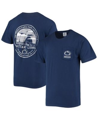 Image One - Men's Navy Penn State Nittany Lions Circle Campus Scene T-Shirt