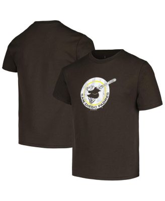Soft As A Grape - Big Boys and Girls Brown San Diego Padres Cooperstown Collection T-Shirt