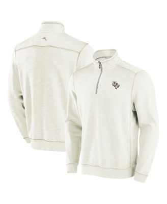 Tommy Bahama - Bahama Men's Cream UCF Knights Tobago Bay Half-Zip Tri-Blend Sweatshirt