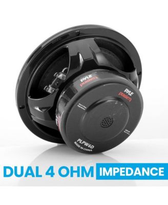 6.5'' 600 Watt Dual Voice Coil Subwoofer, 4 Ohm