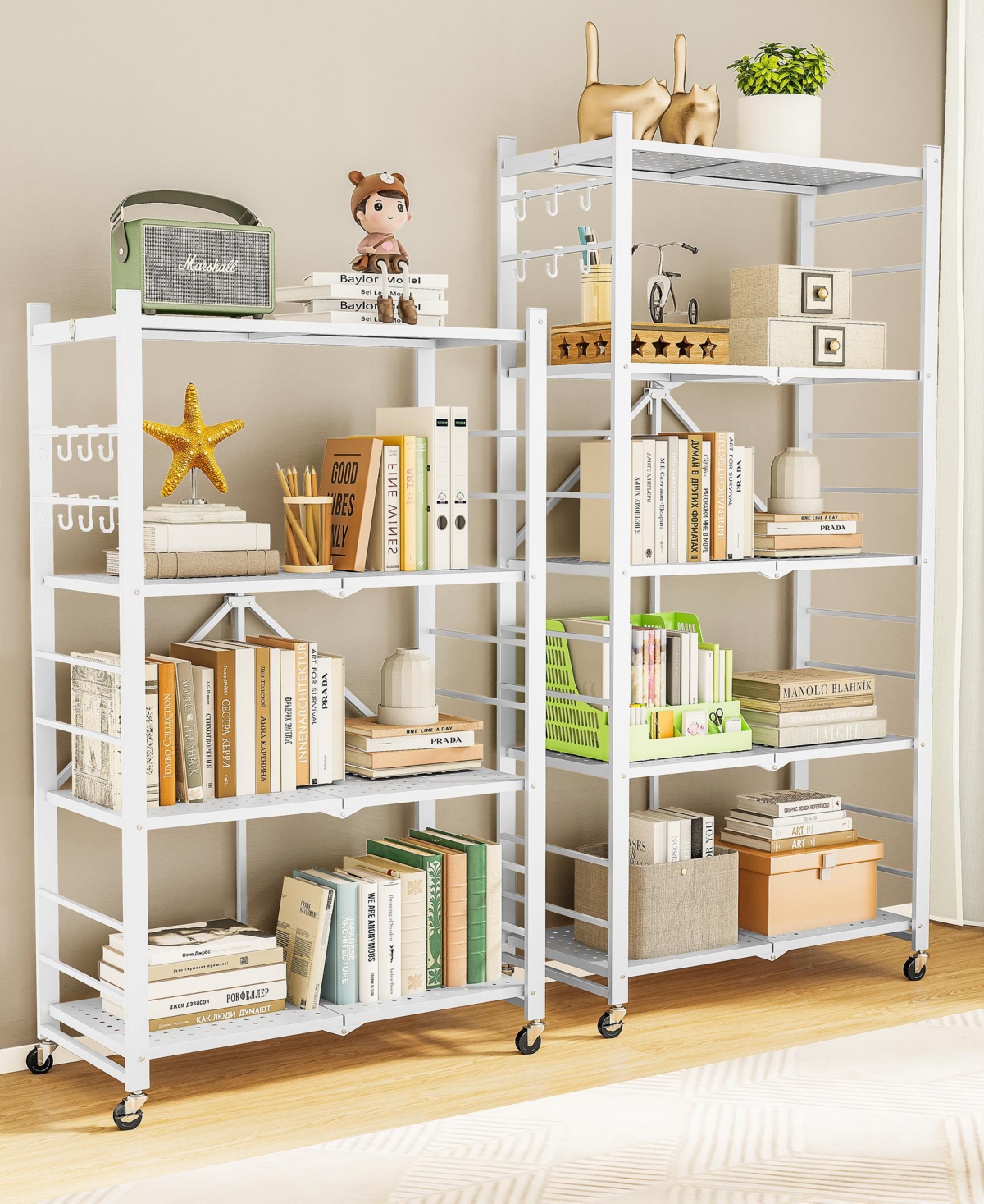 Sugift 5-Tier Foldable Storage Shelves