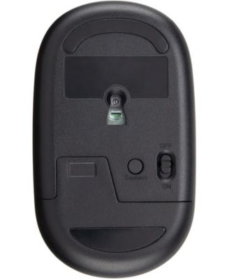 Computer Mouse Wireless, 2.4G Slim USB Wireless Mouse (Black)