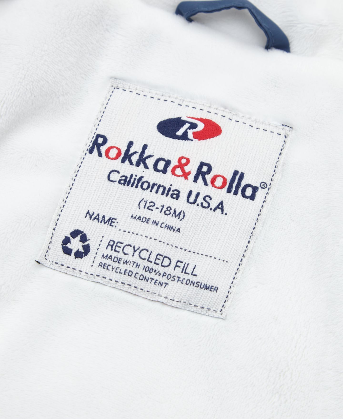Куртка Rokka&Rolla Soft Lining Hooded Puffer Jacket для девочек-малышей, цвет: Морозный тёмно-синий — фото 5