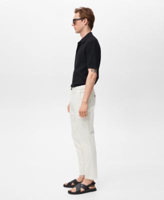 Men's Prato Cropped Tapered Chino Pants