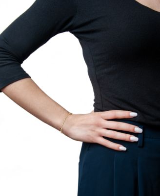 Diamond Bezel Tennis Bracelet (1 ct. t.w.) in 14k Gold or 14k White Gold, Exclusively at Macy's