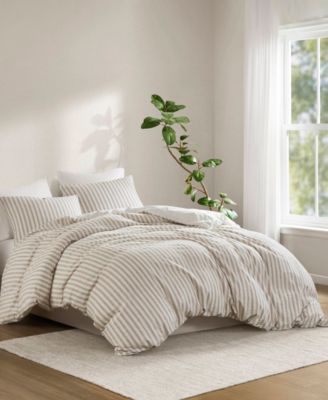 Etta Striped 3-Pc. Duvet Cover Set, California King