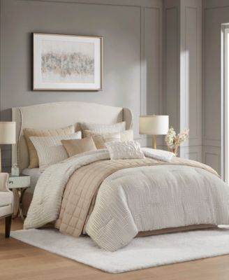 Royce Luxury Jacquard 10-Pc. Comforter Set, California King