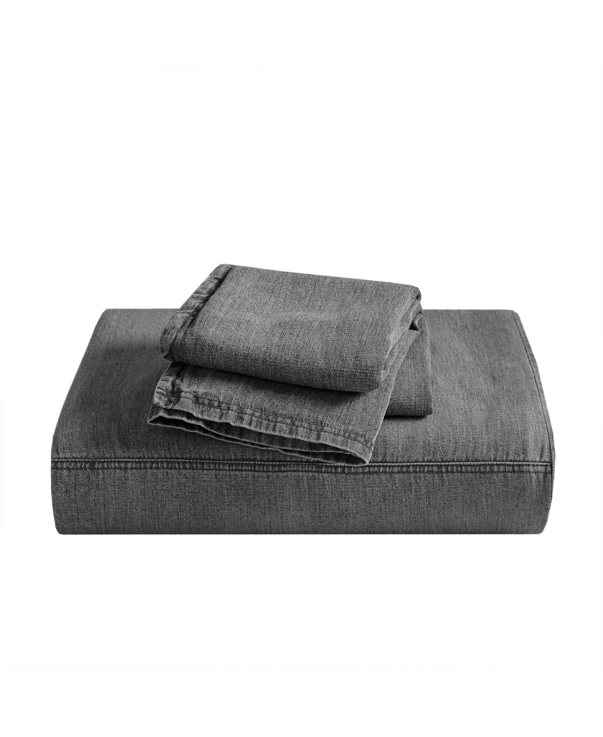 Woolrich Mckenzie Twill Washed 3-pc. Duvet Cover Set, Full/queen In Gray