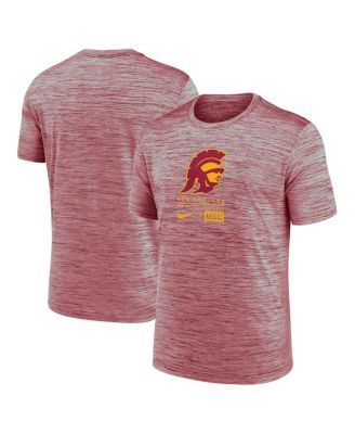 Nike - Men's Cardinal USC Trojans Campus Center Block Velocity Performance T-Shirt