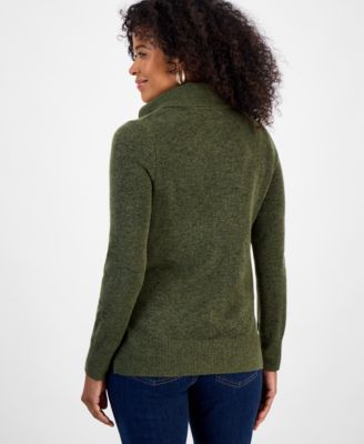 Women's Luxsoft Johnny-Collar Sweater, Macy's Exclusive