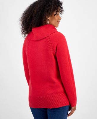 Women's Cowl-Neck Sweater, Macy's Exclusive