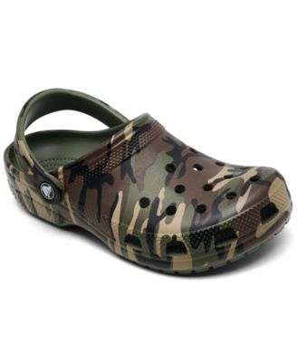 Crocs - Big Kids Classic Camo Print Clog Sandals from Finish Line