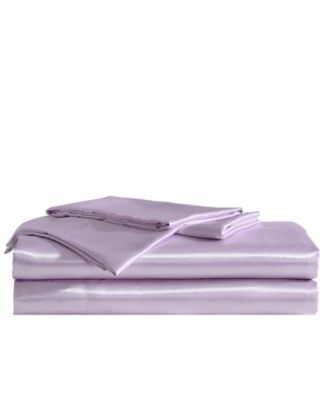 CLOSEOUT! Satin 3-Pc. Sheet Set, Twin