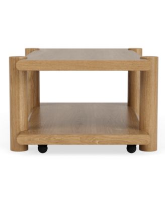 Taos 46" Solid Oak Coffee Table