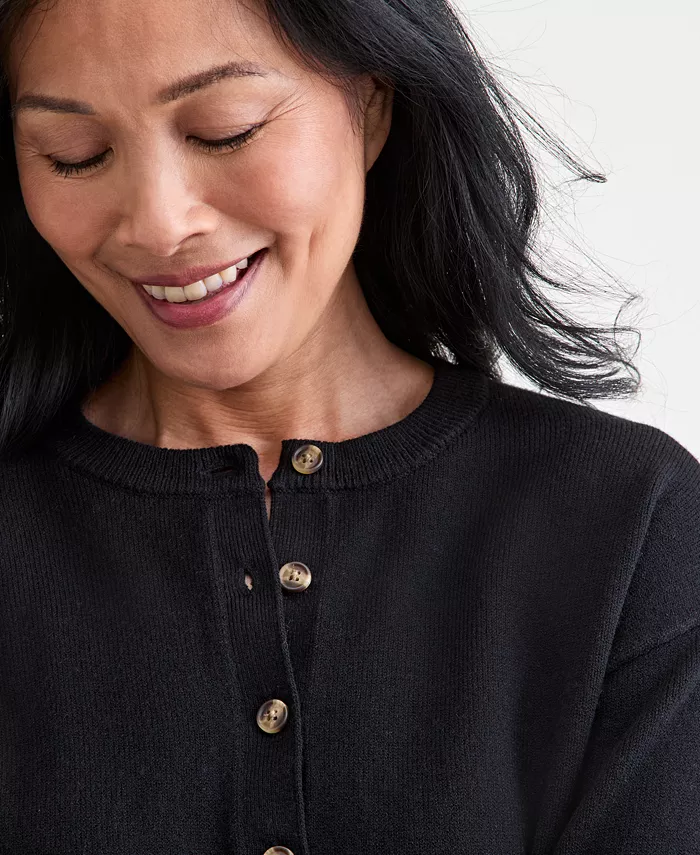 Women's Henley Sweater - thumbnail 3