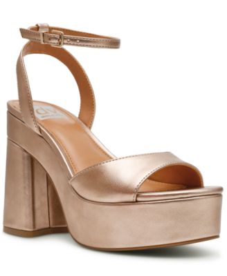 Women's Wizzard Two-Piece Platform Block Heel Dress Sandals
