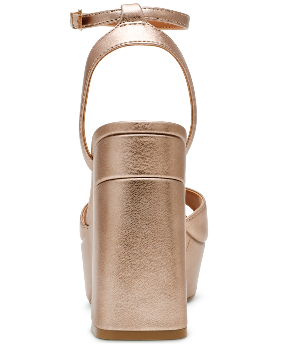 Dv Dolce Vita Women's Wizzard Two-piece Platform Block Heel Dress Sandals In Gold