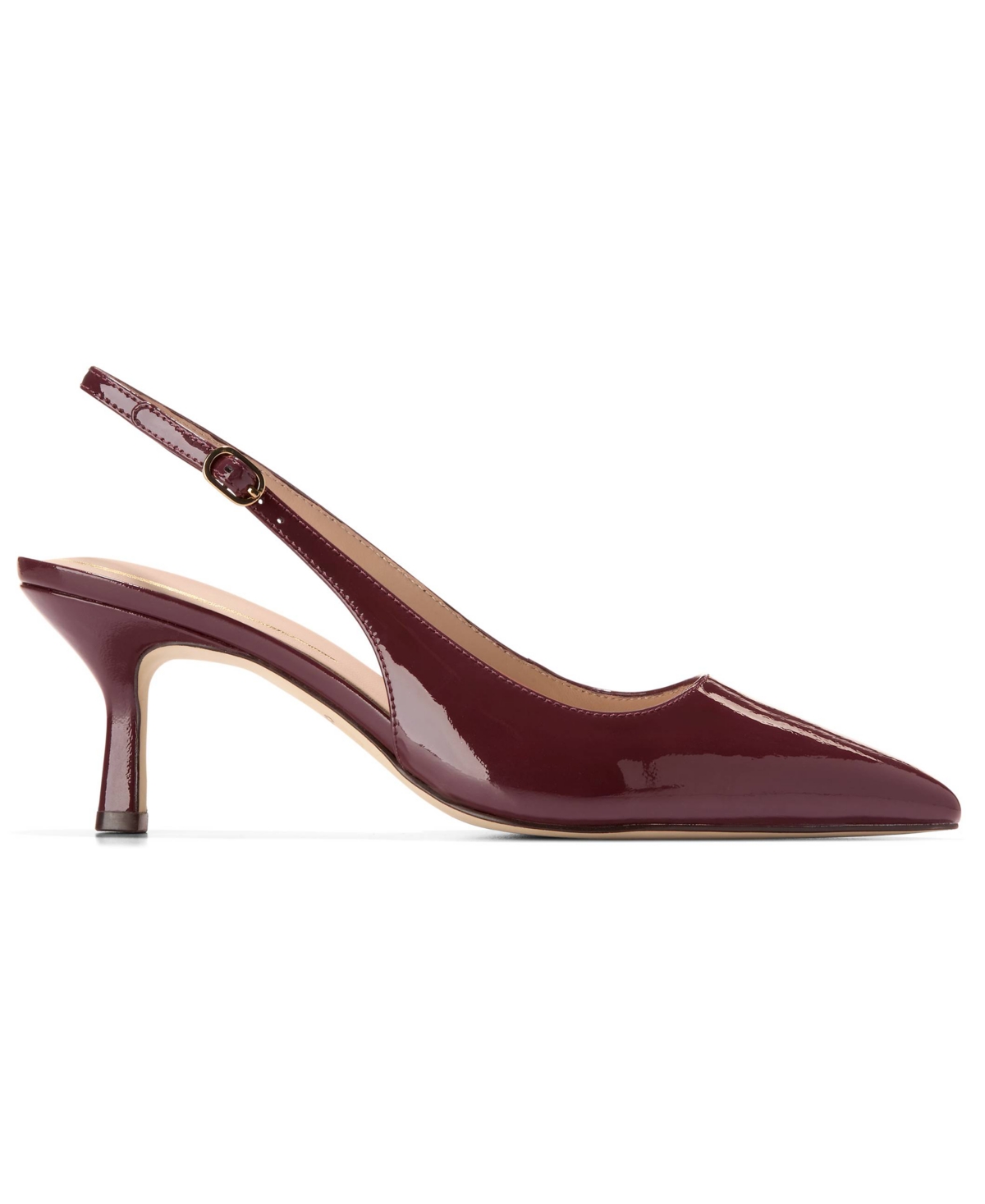 Cole Haan Hansell Slingback Pointed Toe Pump In Burgundy