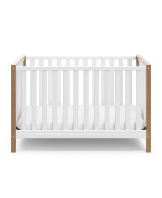 Modern Pacific 4-In-1 Convertible Crib - White/Vintage Driftwood