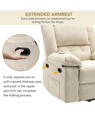 Massage Recliner,Power Lift Chair for Elderly with Adjustable Massage and Heating Function,Recliner Chair