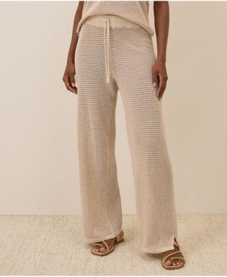 Women's Beachside Crochet Knit Pant