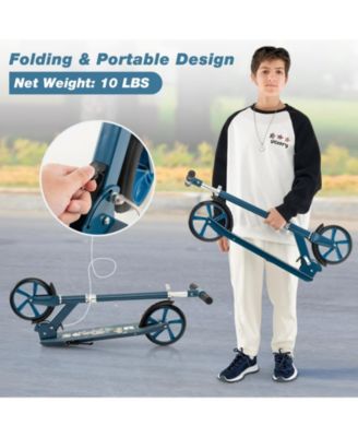 Adjustable Height Aluminum Kick Scooter for Kids and Adults