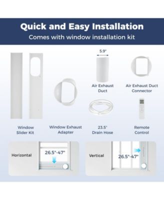 8200 BTU Portable Air Conditioner 3-in-1 Stand up AC Unit with Dehumidifier