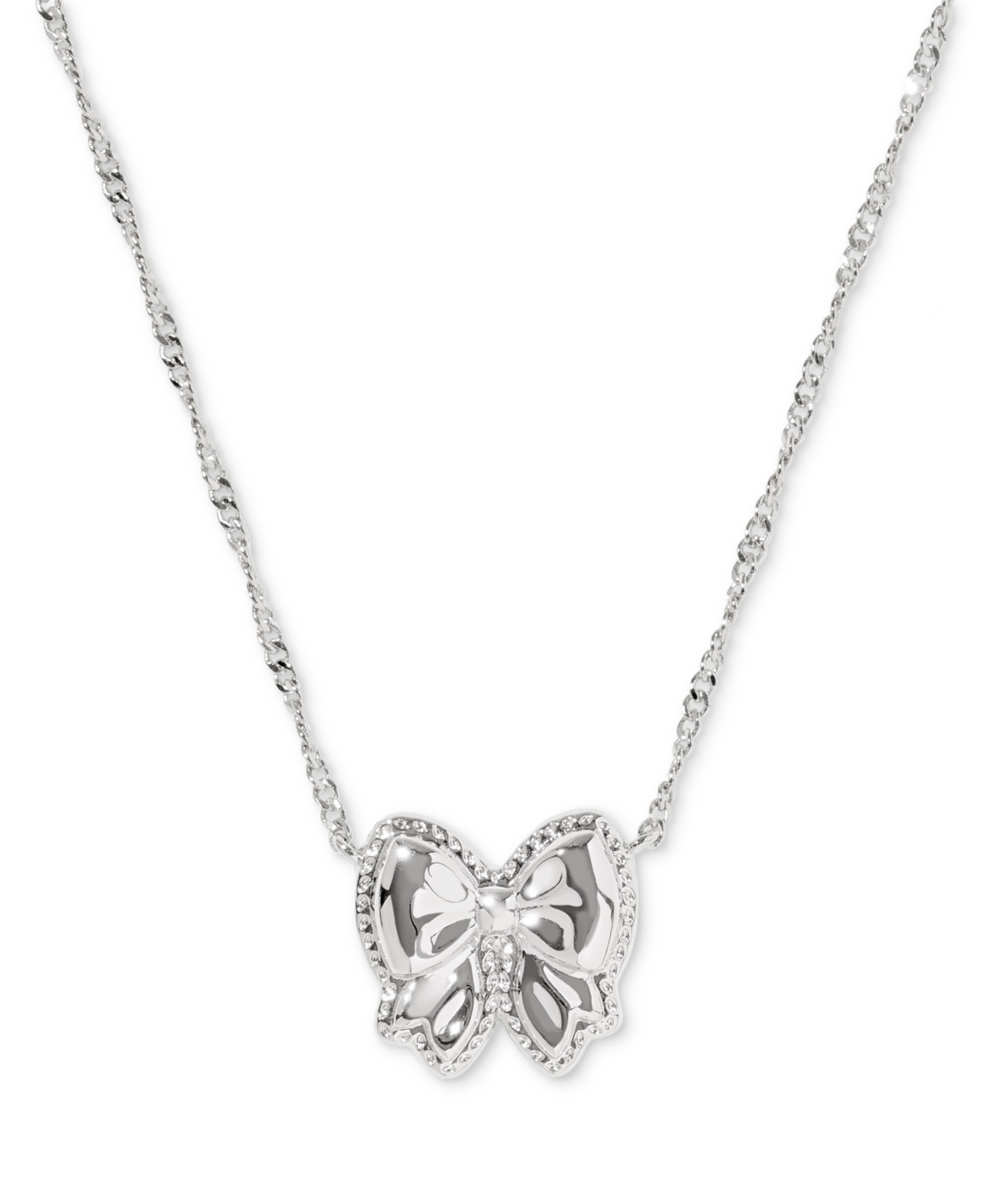 Kendra Scott Haley Bow Short Pendant Necklace, 16" + 3" Extender