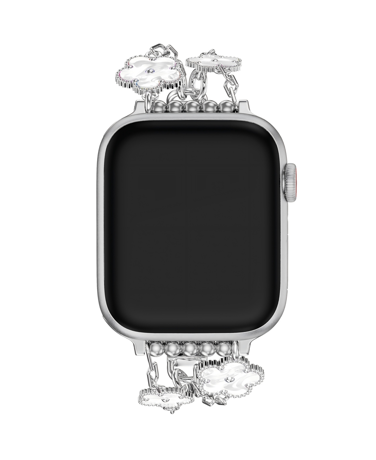 Flora Stainless Steel Band for Apple Watch - Silver