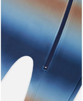 Baby Boy One-Piece Thermal Underwear Blue and Beige Gradient - Baby