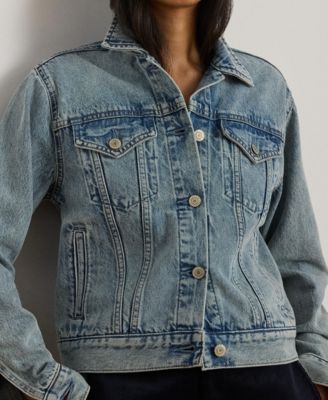 Women's Paizley Rigid Denim Trucker Jacket