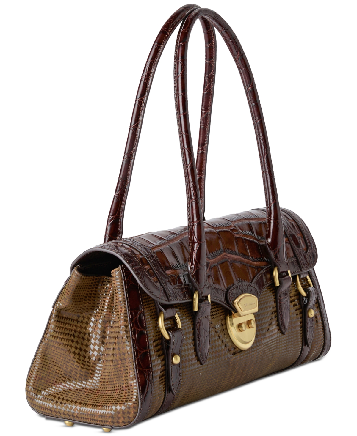 Brahmin Dayan Leather Satchel Bag